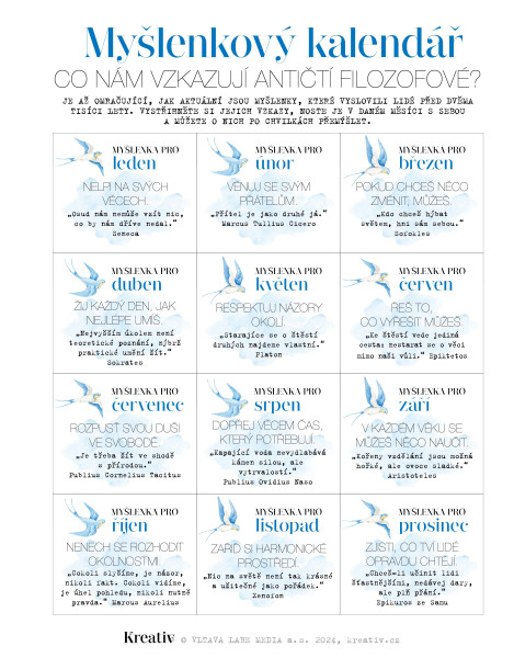 Myšlenkový kalendář Kreativ (1)