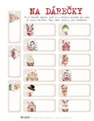 Vánoční papírový set (4)